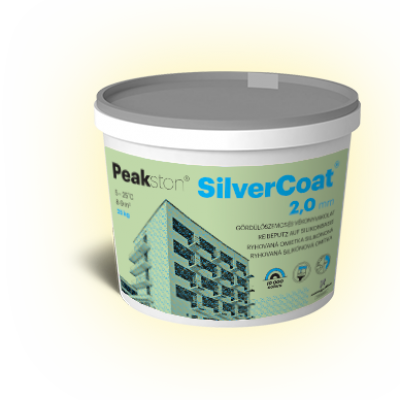 Peakston Silver Coat szilikonbázisú vékonyvakolat