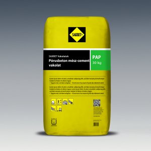 Sakret PAP Pórusbeton mész-cement vakolat